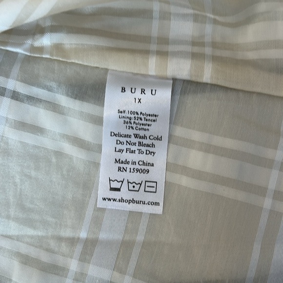 Buru striped lined maxi skirt size 2X - Picture 7 of 7